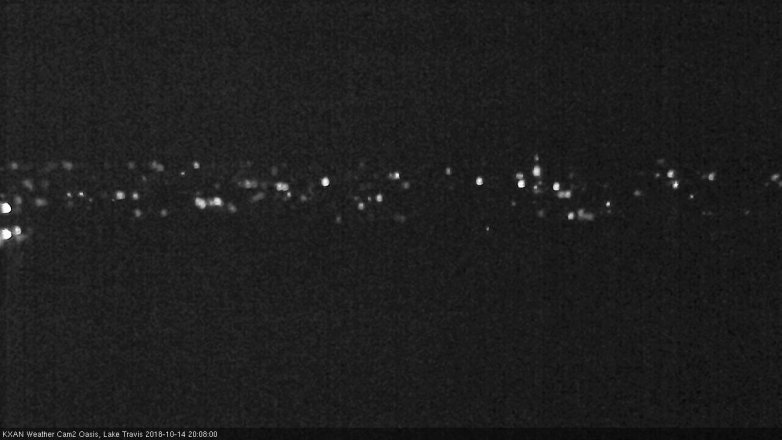 Lake Travis webcam, October 14, 2018 7:10 PM CT