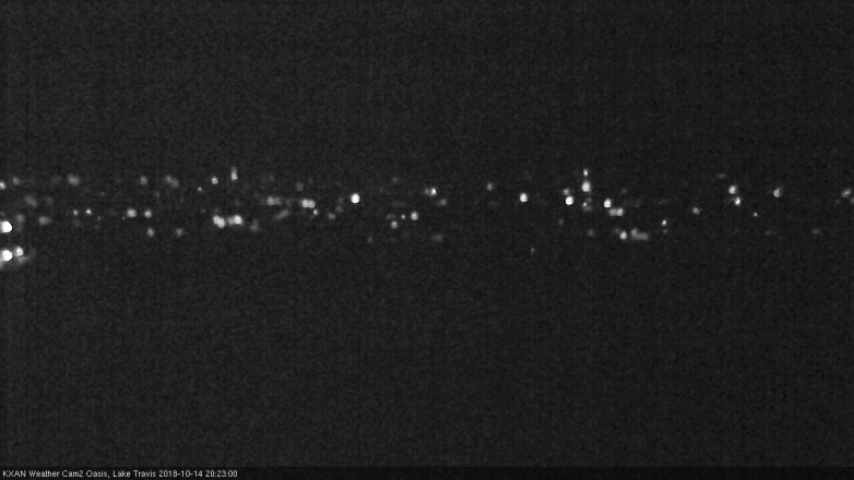 Lake Travis webcam, October 14, 2018 7:25 PM CT