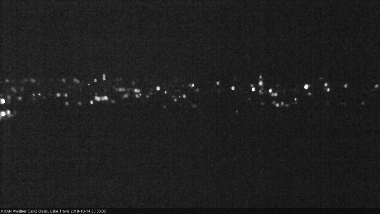 Lake Travis webcam, October 14, 2018 7:35 PM CT