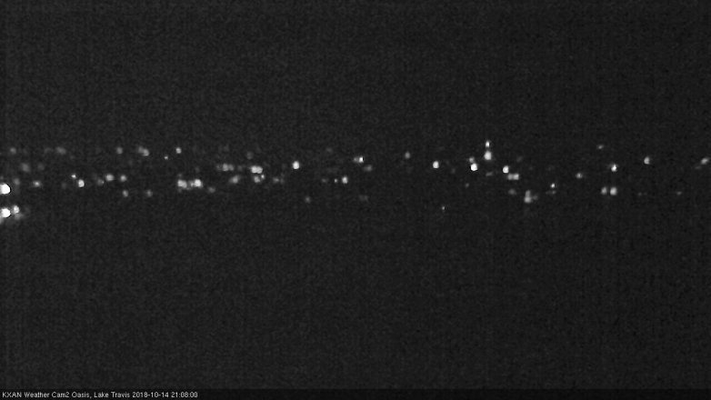 Lake Travis webcam, October 14, 2018 8:10 PM CT