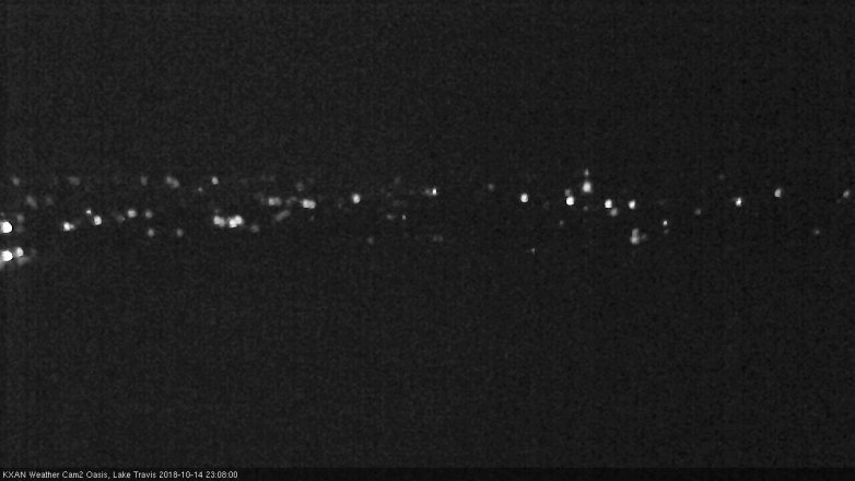 Lake Travis webcam, October 14, 2018 10:10 PM CT