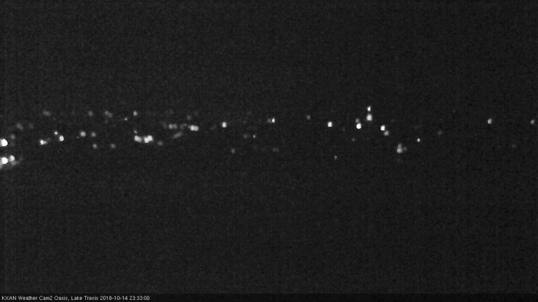 Lake Travis webcam, October 14, 2018 10:35 PM CT
