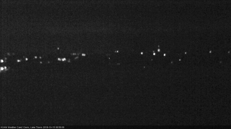 Lake Travis webcam, October 14, 2018 12:00 AM CT