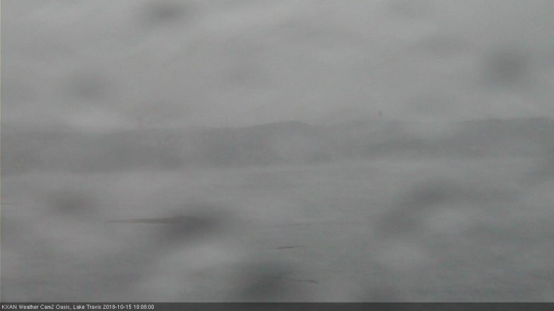 Lake Travis webcam, October 15, 2018 9:10 AM CT