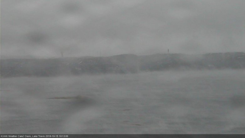 Lake Travis webcam, October 15, 2018 9:15 AM CT