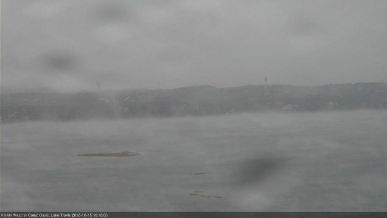 Lake Travis webcam, October 15, 2018 9:20 AM CT