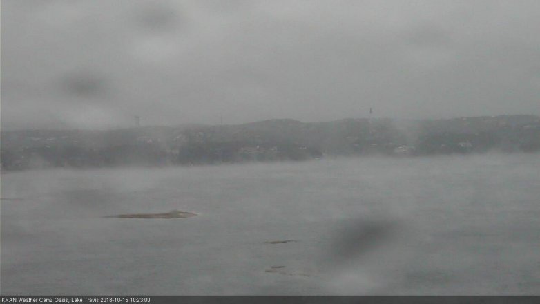 Lake Travis webcam, October 15, 2018 9:25 AM CT