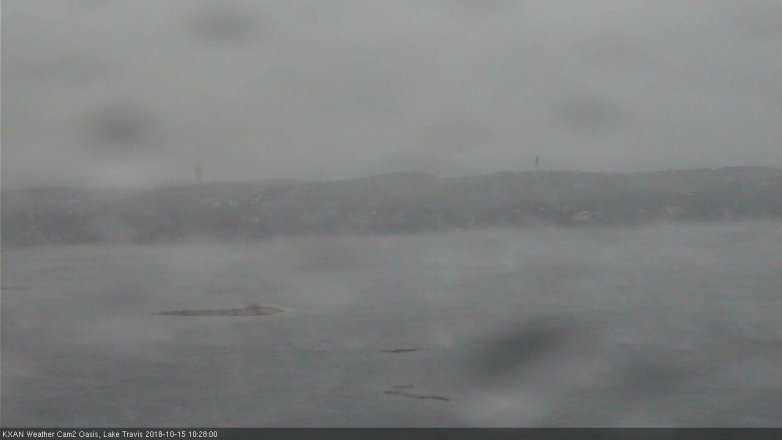 Lake Travis webcam, October 15, 2018 9:30 AM CT