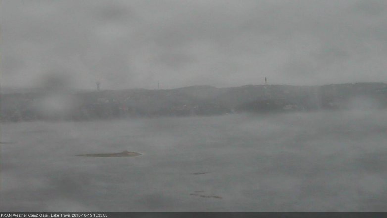 Lake Travis webcam, October 15, 2018 9:35 AM CT