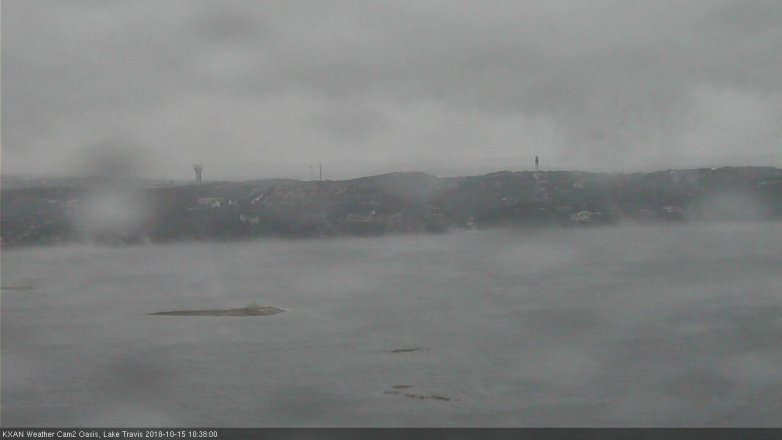 Lake Travis webcam, October 15, 2018 9:40 AM CT