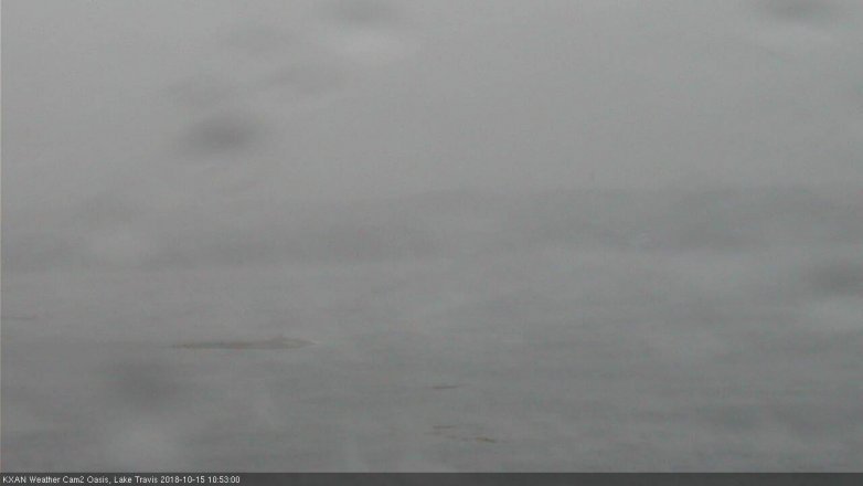 Lake Travis webcam, October 15, 2018 9:55 AM CT