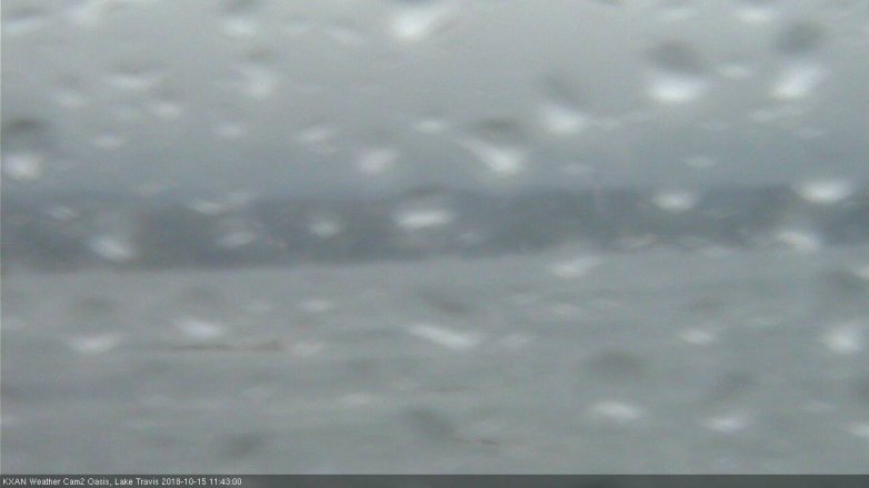 Lake Travis webcam, October 15, 2018 10:45 AM CT