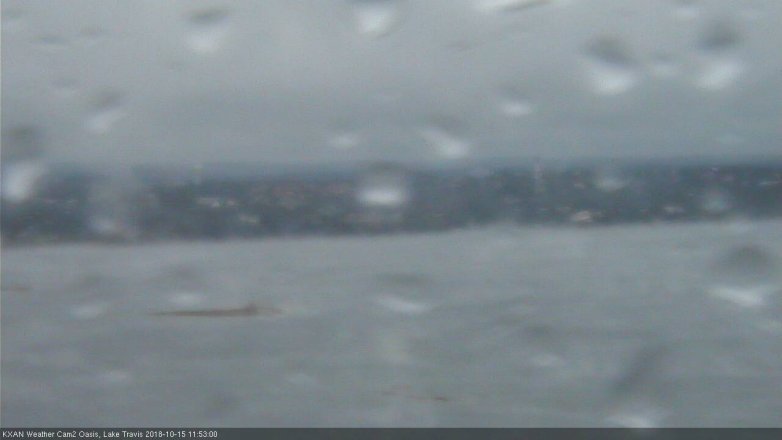 Lake Travis webcam, October 15, 2018 10:55 AM CT