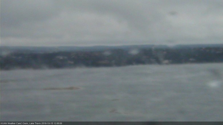 Lake Travis webcam, October 15, 2018 11:10 AM CT
