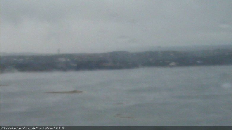 Lake Travis webcam, October 15, 2018 11:25 AM CT