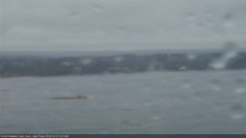 Lake Travis webcam, October 15, 2018 12:15 PM CT