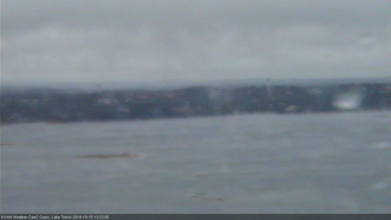 Lake Travis webcam, October 15, 2018 12:25 PM CT