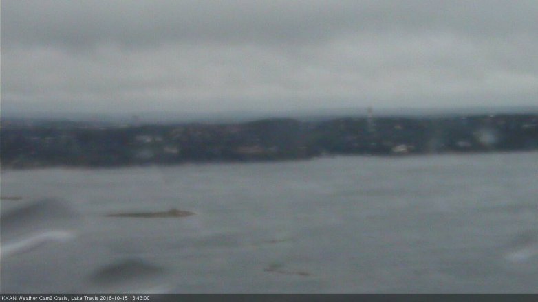 Lake Travis webcam, October 15, 2018 12:45 PM CT