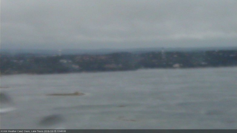 Lake Travis webcam, October 15, 2018 12:50 PM CT