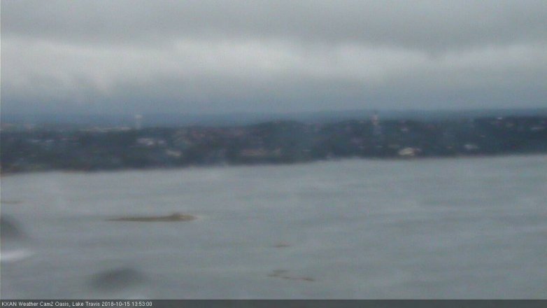 Lake Travis webcam, October 15, 2018 12:55 PM CT