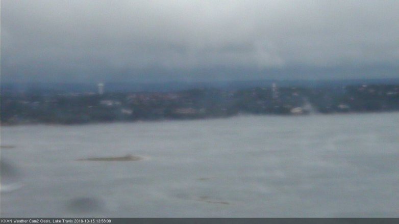 Lake Travis webcam, October 15, 2018 1:00 PM CT
