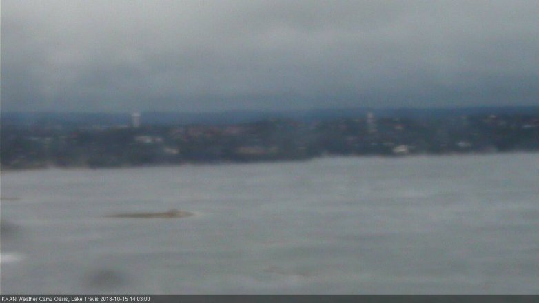 Lake Travis webcam, October 15, 2018 1:05 PM CT