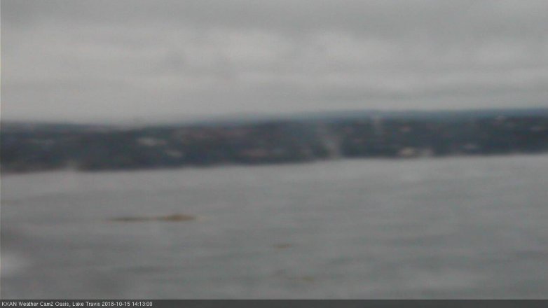 Lake Travis webcam, October 15, 2018 1:15 PM CT