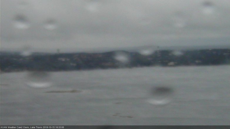Lake Travis webcam, October 15, 2018 3:35 PM CT