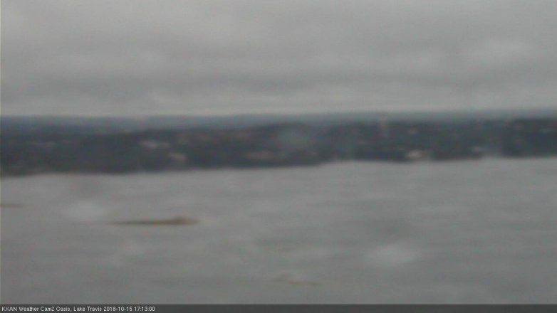 Lake Travis webcam, October 15, 2018 4:15 PM CT