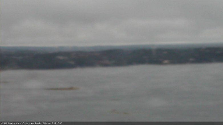Lake Travis webcam, October 15, 2018 4:20 PM CT