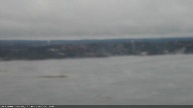 Lake Travis webcam, October 15, 2018 4:30 PM CT