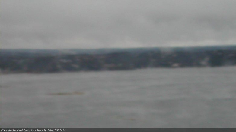 Lake Travis webcam, October 15, 2018 4:40 PM CT