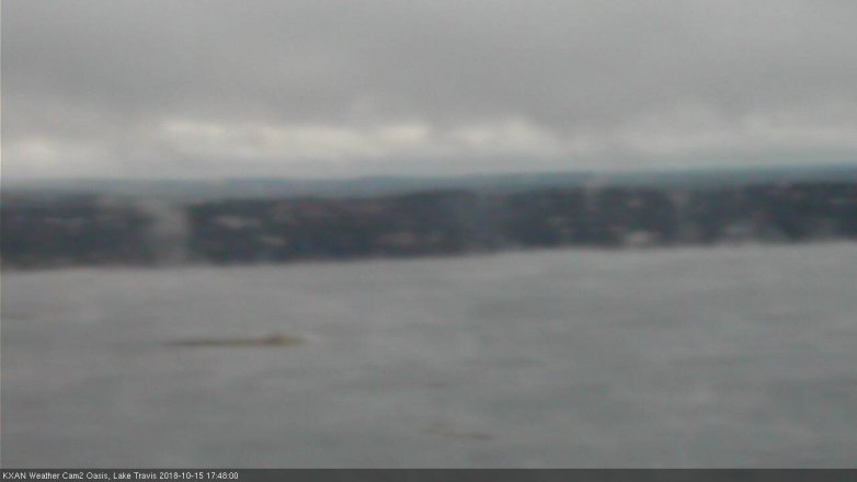 Lake Travis webcam, October 15, 2018 4:50 PM CT