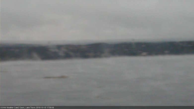 Lake Travis webcam, October 15, 2018 5:00 PM CT