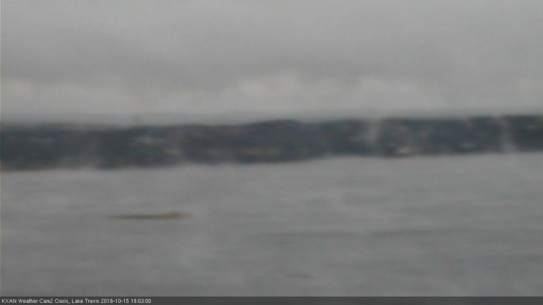 Lake Travis webcam, October 15, 2018 5:05 PM CT
