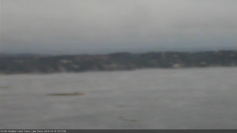 Lake Travis webcam, October 15, 2018 5:15 PM CT