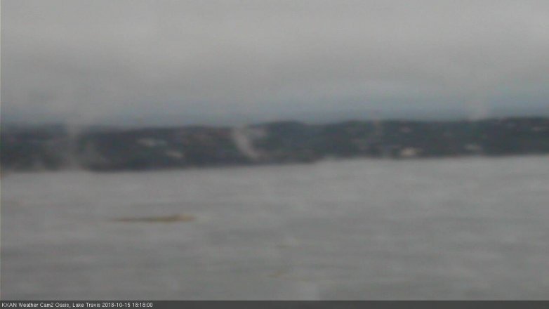 Lake Travis webcam, October 15, 2018 5:20 PM CT