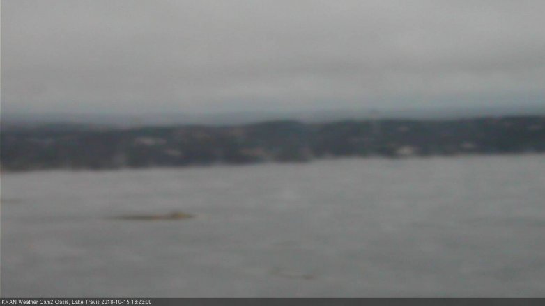Lake Travis webcam, October 15, 2018 5:25 PM CT