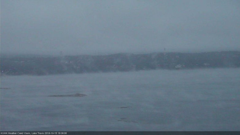 Lake Travis webcam, October 15, 2018 5:40 PM CT