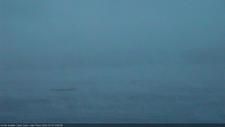 Lake Travis webcam, October 15, 2018 6:05 PM CT