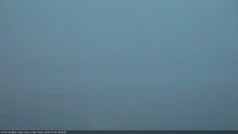 Lake Travis webcam, October 15, 2018 6:10 PM CT
