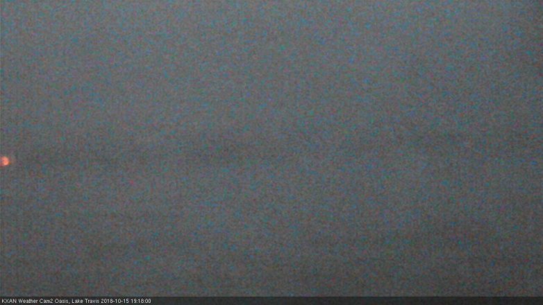 Lake Travis webcam, October 15, 2018 6:20 PM CT