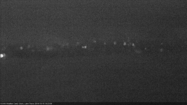Lake Travis webcam, October 15, 2018 6:25 PM CT