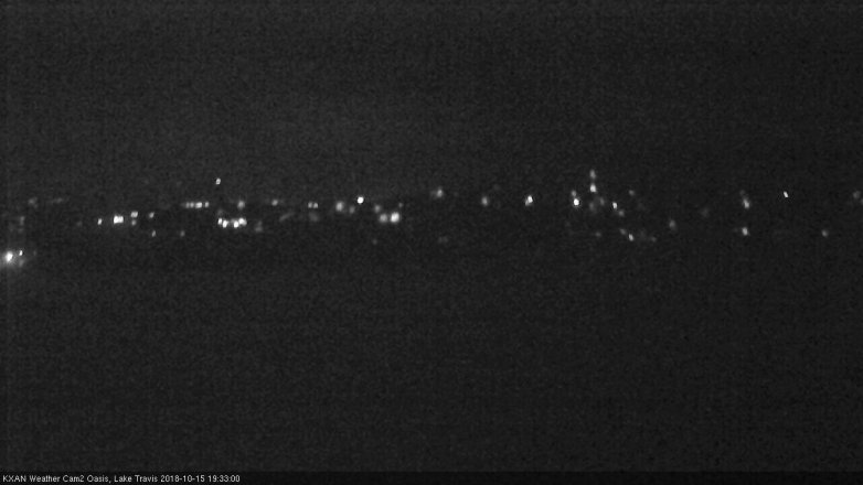 Lake Travis webcam, October 15, 2018 6:35 PM CT