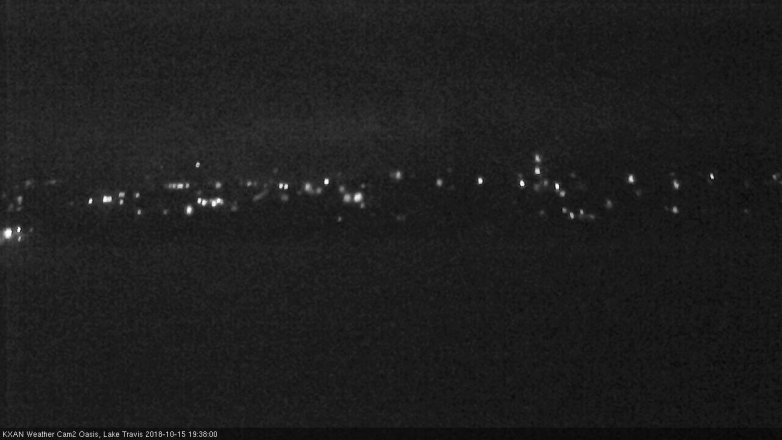 Lake Travis webcam, October 15, 2018 6:40 PM CT
