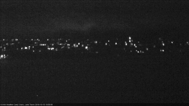 Lake Travis webcam, October 15, 2018 7:00 PM CT