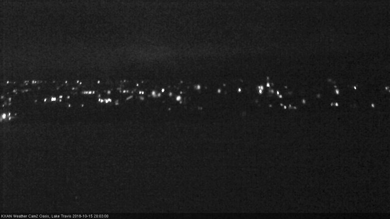 Lake Travis webcam, October 15, 2018 7:05 PM CT