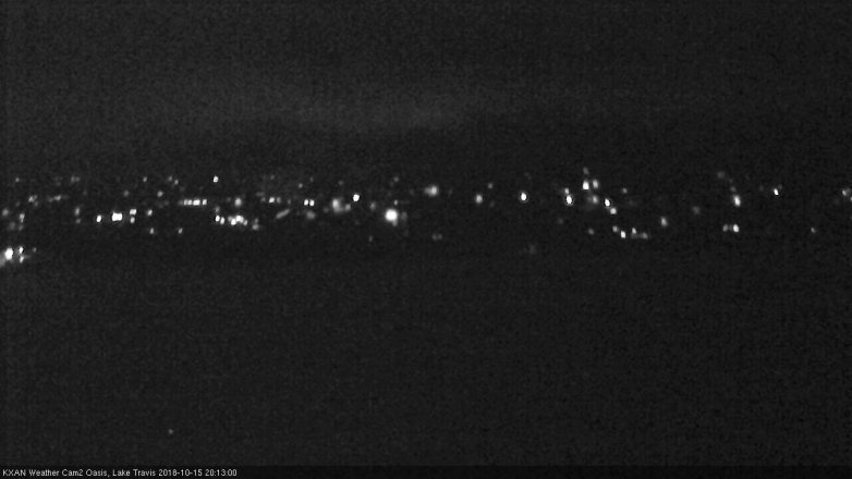 Lake Travis webcam, October 15, 2018 7:15 PM CT