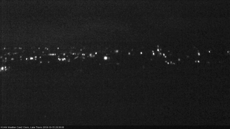 Lake Travis webcam, October 15, 2018 7:40 PM CT