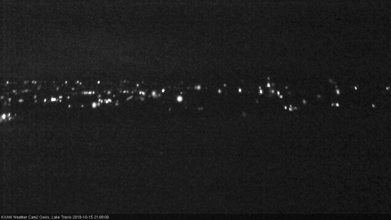 Lake Travis webcam, October 15, 2018 8:10 PM CT